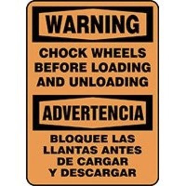 Accuform BILINGUAL Safety Sign SPANISH SBMVHR331XL SBMVHR331XL - main